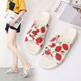 Fruit Print Mules
