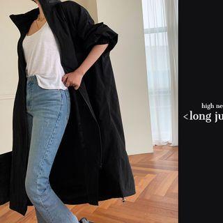 Convertible-hood Long Parka