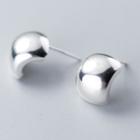 Brushed 925 Sterling Silver Earring