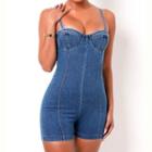 Denim Tube Romper