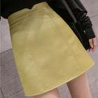 Inset Shorts High-waist A-line Skirt