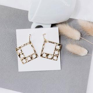 Perforated Earring As Shown In Figure - One Size