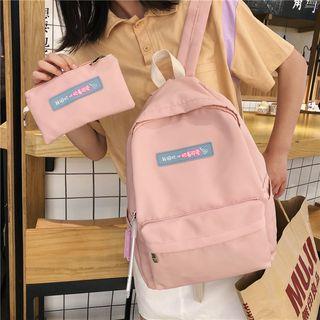 Set: Chinese Character Backpack + Pouch