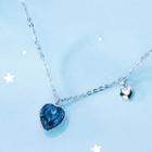 Heart Pendant Necklace S925 Silver - As Shown In Figure - One Size
