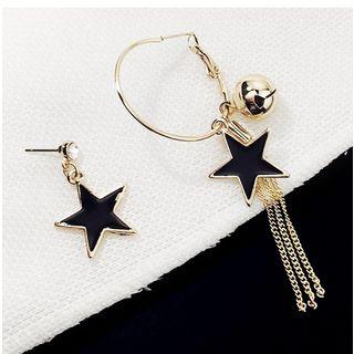 Star Non-matching Statement Earring