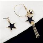 Star Non-matching Statement Earring