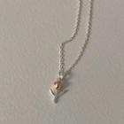 925 Sterling Silver Tulip Necklace Silver - One Size