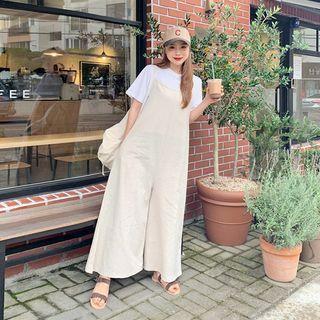 Spaghetti-strap Culottes Jumpsuit