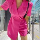 Single-button Blazer Playsuit