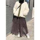 Reversible Quilted Dumble Jacket Khaki - One Size
