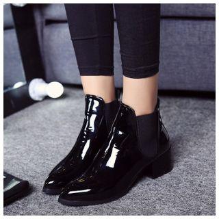 Patent Chelsea Boots