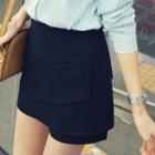 Zip-side Layered Mini Skort