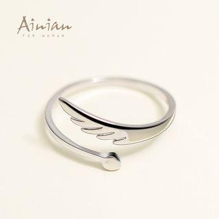 925 Sterling Silver Wing Open Ring