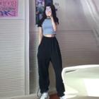 Raglan Short-sleeve T-shirt / Sweatpants