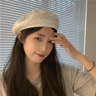 Cut-out Beret Hat
