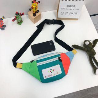 Color Panel Lightweight Sling Bag