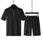 Set: Short-sleeve Top + Sweatshorts