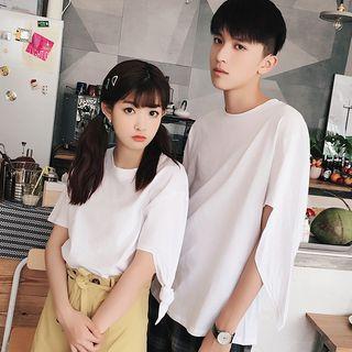 Couple Matching Plain Short Sleeve T-shirt