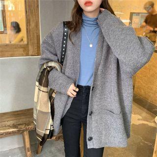 Single Breasted Plain Woolen Coat