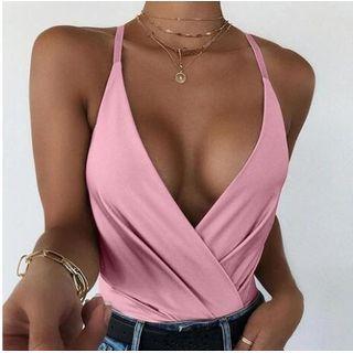 V-neck Wrap Camisole Top