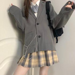 Chain Strap Blazer