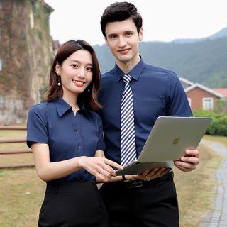 Short-sleeve Shirt / Dress Pants / Mini Pencil Skirt / Set (various Designs)