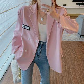 Double Breasted Applique Blazer