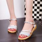 Glitter Flat Sandals