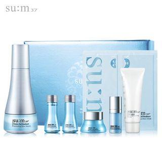 Su:m37 - Water-full Radiant Serum Set : Serum 50ml + 8ml + Toner 20ml + Emulsion 20ml + Cream 10ml + Mask Sheet 1pc + Skin Saver Foam 40ml 7pcs