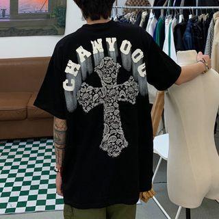 Cross Short-sleeve Top