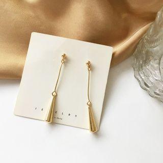 Bar Drop Earring 1 Pair - Earrings - Gold - One Size