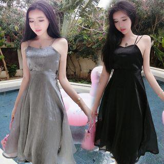 Stappy Open-back Mini A-line Dress