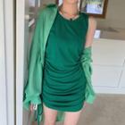Long Shirt / Drawstring Tank Dress