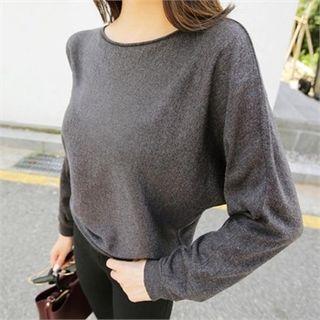 Dolman Long-sleeve Knit Top