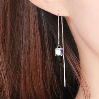 Cube Bar Drop Earring