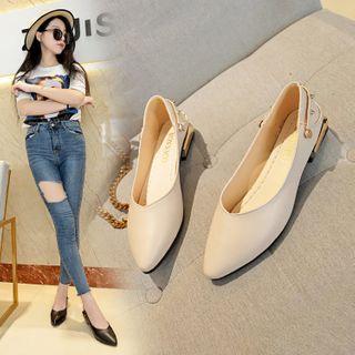 Low-heel Studded Shoes