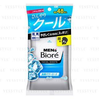 Kao - Biore Mens Facial Sheet (cool) 48 Pcs