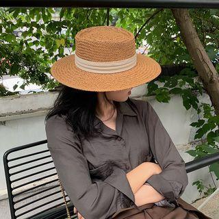 Woven Banded Hat As Shown In Figure - M