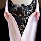 Patterned Ascot Tie