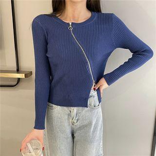 Long Sleeve Zip Top