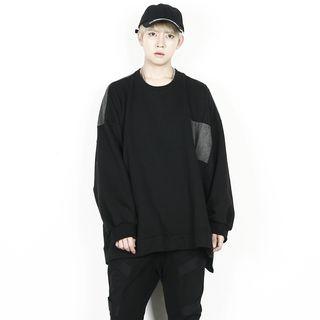 Oversized Pocket-accent T-shirt