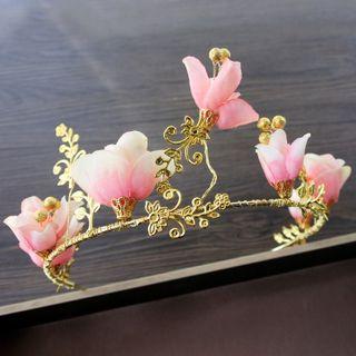 Wedding Flower Tiara Flower Tiara - One Size