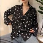 Moon Print Shirt