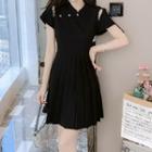 Short-sleeve Qipao Mini Dress