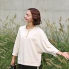 Raglan-sleeve Dolman T-shirt