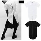 Short-sleeve Zip-back T-shirt