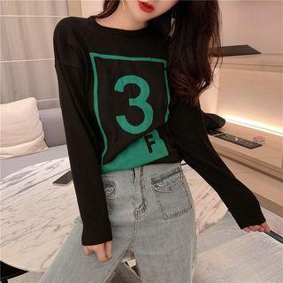 Number 3 Knit Top