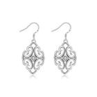 Fashion Pattern Earrings With Austrian Element Crystal Silver - One Size