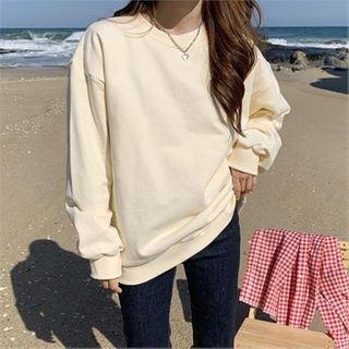 Colored Basic Sweatshirt