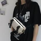 Striped Barrel Bag